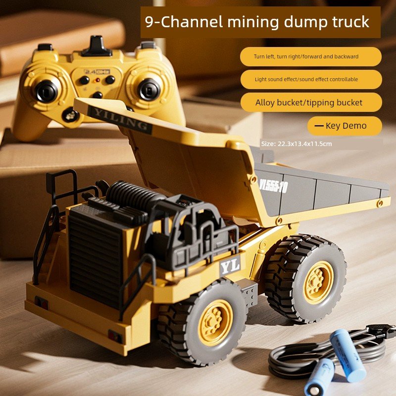 Alloy Excavator & Crane Toy Set for Kids