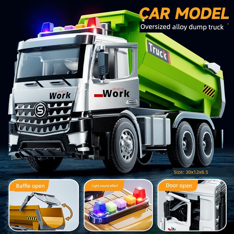 Kids Alloy Dump Truck Toy - Perfect for Little Engineers
